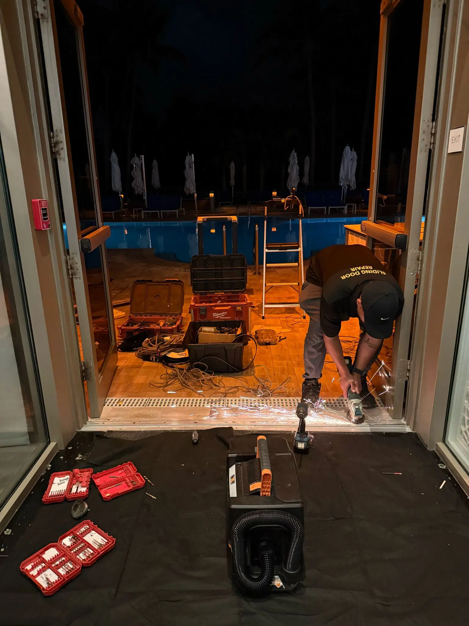 Pocket door installation by expert technician in Orlando